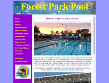 Tablet Screenshot of forestparkpool.info