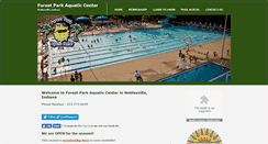 Desktop Screenshot of forestparkpool.org